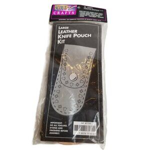 Scout Crafts Large Leather Knife Pouch Kit NEW Boy Scout DIY Merit Badge